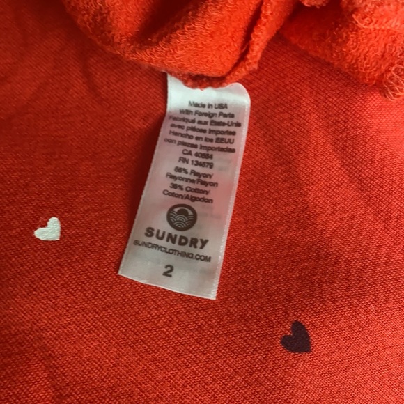 SUNDRY Light Weight Sweatshirt - Picture 2 of 2